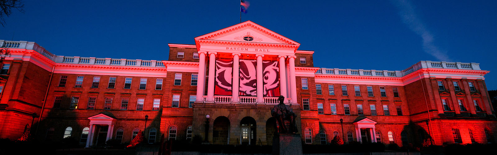 Bascom Hall at Homecoming